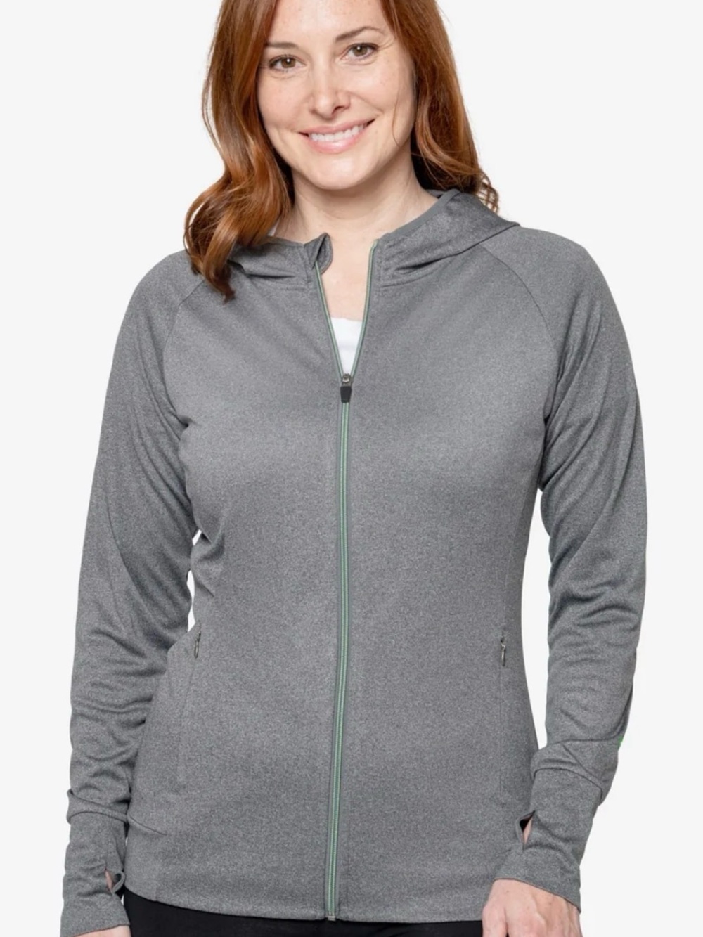 Insect Shield Women's Tech Hoodie Gray medium NWT